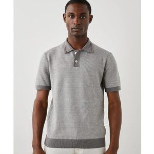 Shoreditch polo shirt  Grey Brocade